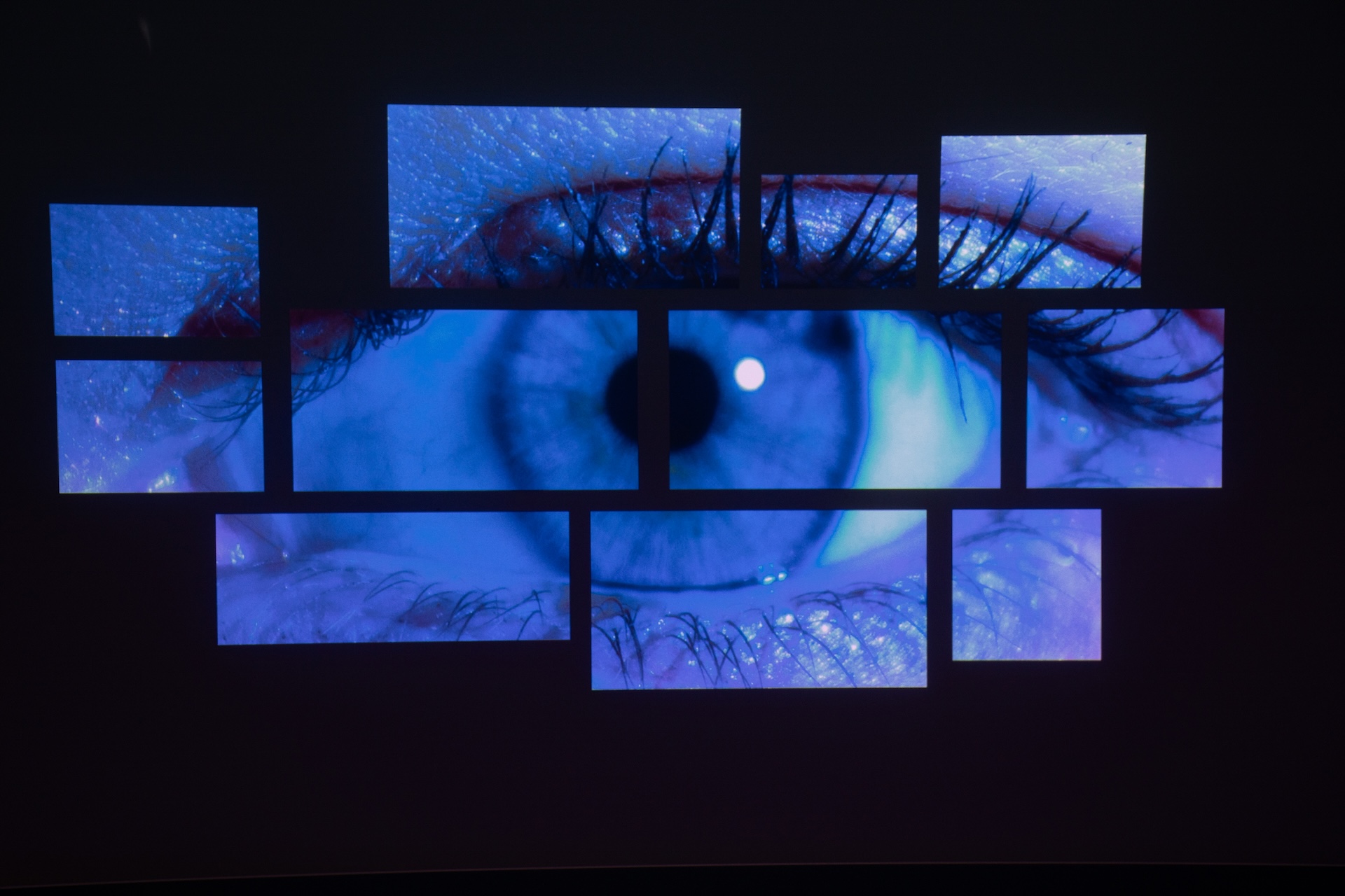 Auge im Bildschirm